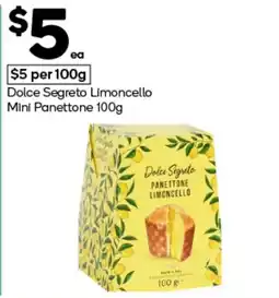 Woolworths Dolce Segreto Mini Panettone offer