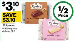Woolworths Mr Kipling Slice Varieties Pk 6 offer