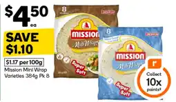 Woolworths Mission Mini Wrap Varieties offer