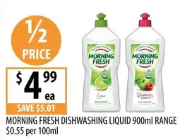 Supabarn Morning Fresh Dishwashing Liquid offer