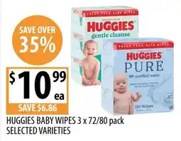 Supabarn Huggies Baby Wipes offer