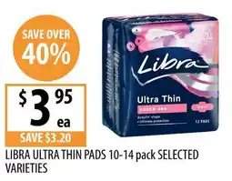 Supabarn Libra Ultra Thin Pads offer
