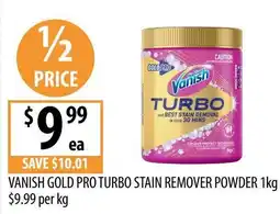 Supabarn Vanish Gold Pro Turbo Stain Remover Powder offer