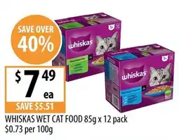 Supabarn Whiskas Wet Cat Food offer