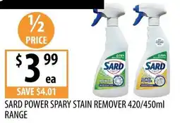 Supabarn Sard Power Spray Stain Remover offer