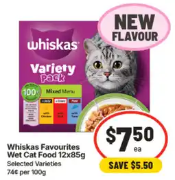 IGA Whiskas Variety Pack offer