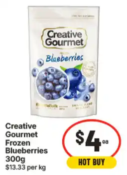 IGA Creative Gourmet Frozen Blueberries offer