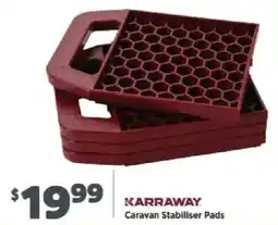 Anaconda Karraway Caravan Stabiliser Pads offer