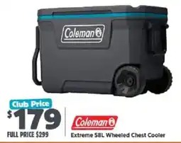 Anaconda Coleman Extreme 58L Wheeled Chest Cooler offer