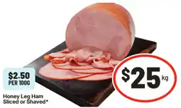 IGA Honey Leg Ham offer