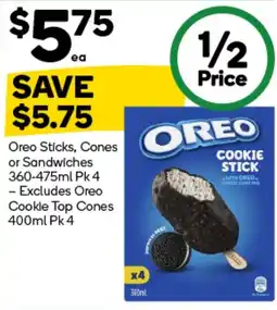 Woolworths Oreo Cookie Stick offer
