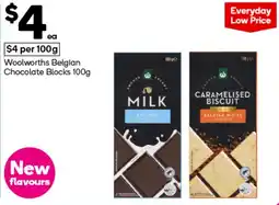 Woolworths Woolworths Belgian Chocolate Blocks offer