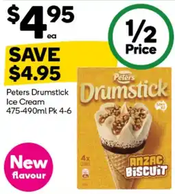 Woolworths Peters Drumstick Ice Cream offer