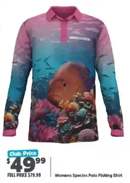 Anaconda Anaconda Womens Species Polo Fishing Shirt offer