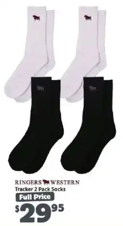 Anaconda Ringers Western Tracker 2 Pack Socks offer