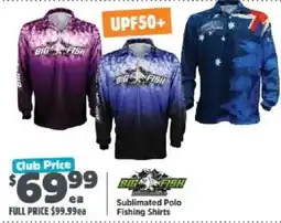 Anaconda Big Fish Sublimated Polo Fishing Shirts offer
