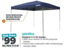 Anaconda spinifex Standard II 3 x 3m Gazebo offer