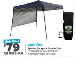 Anaconda spinifex Backpack Gazebo 2.1m offer
