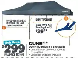 Anaconda Dune 4WD Deluxe 6 x 3 m Gazebo offer