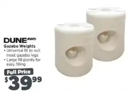 Anaconda Dune4wd Gazebo Weights offer