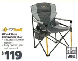 Anaconda OZtrail Sierra Commander Chair offer