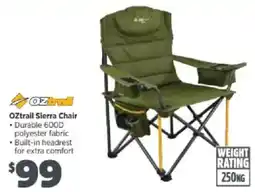 Anaconda OZtrail Sierra Chair offer