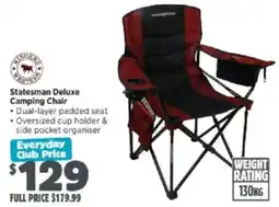 Anaconda Statesman Deluxe Camping Chair offer