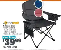 Anaconda Oztrail Getaway Chair offer