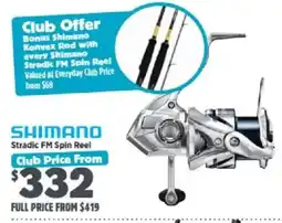 Anaconda Shimano Stradic FM Spin Reel offer