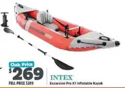 Anaconda Intex Excursion Pro K1 Inflatable Kayak offer