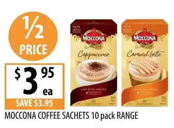 Moccona Coffee Sachets 10 pack Range