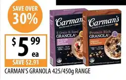 Supabarn Carman's Granola offer