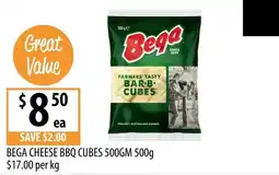 Supabarn Bega Cheese BBQ Cubes offer