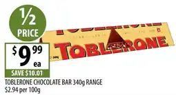 Supabarn Toblerone Chocolate Bar offer