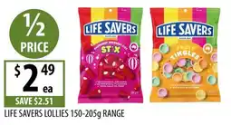 Supabarn Life Savers Lollies offer