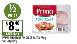 Supabarn Primo Shortcut Rindless Bacon offer