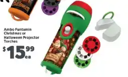 Anaconda Ambo Funtamin Christmas or Halloween Projector Torches offer
