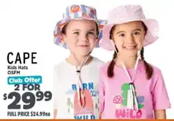Anaconda Cape Kids Hats OSFM offer