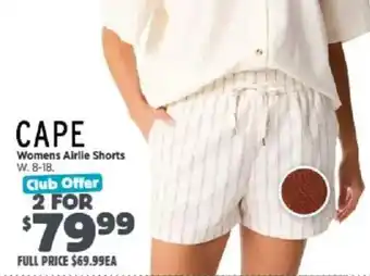 Cape Womens Airlie Shorts