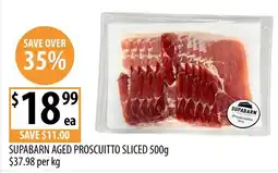 Supabarn Supabarn Aged Prosciutto Sliced offer