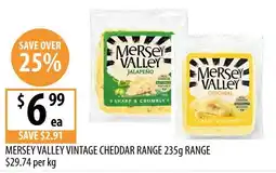 Supabarn Mersey Valley Vintage Cheddar Range offer