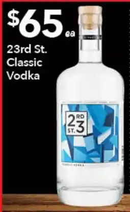 Ritchies 23rd St. Classic Vodka offer