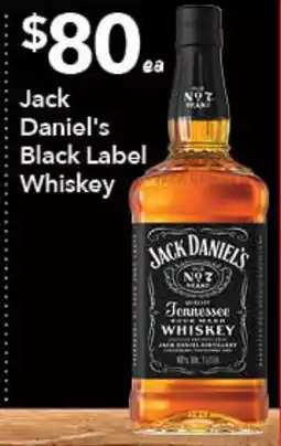 Ritchies Jack Daniel's Black Label Whiskey offer
