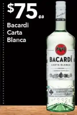 Ritchies Bacardi Carta Blanca offer