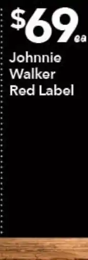 Ritchies Johnnie Walker Red Label offer
