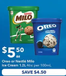 Ritchies Oreo or Nestlé Milo Ice Cream offer