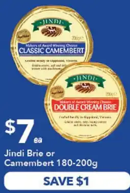 Ritchies Jindi Brie or Camembert offer