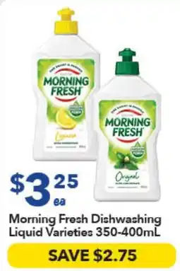 Ritchies Morning Fresh Dishwashing Liquid Varieties offer