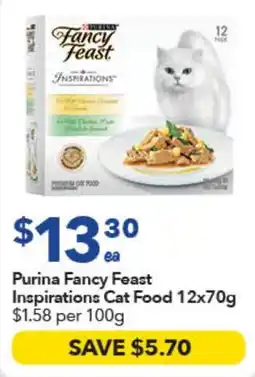 Ritchies Purina Fancy Feast Inspirations Cat Food offer