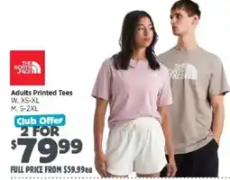 Anaconda The North Face Adults Printed Tees offer